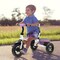 Folding Tricycle Baby Stroller with Reversible Seat and Adjustable Canopy